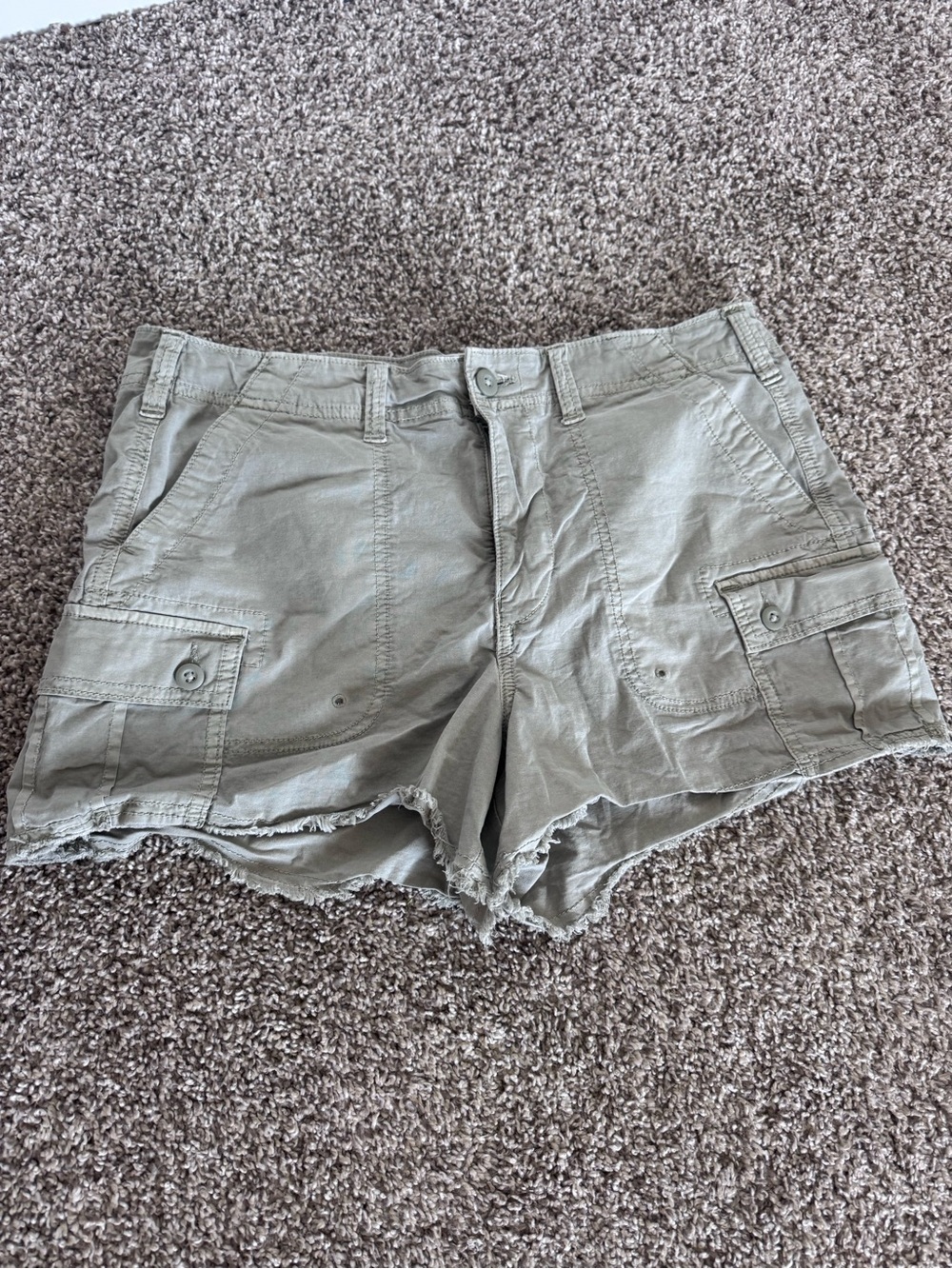 American Eagle Outfitters Olive Green Cargo Shorts